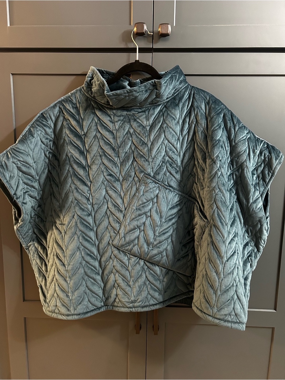 Celcil  Funnel Neck Lounge Poncho with Pocket from World Market